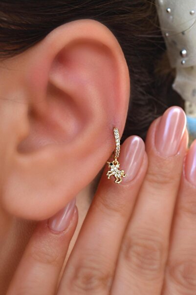 Sacce Scarves&Accessories Unicorn Halka Piercing Forward Helix Tragus Kıkırdak Lob Helix Unicorn Figürlü Piercing