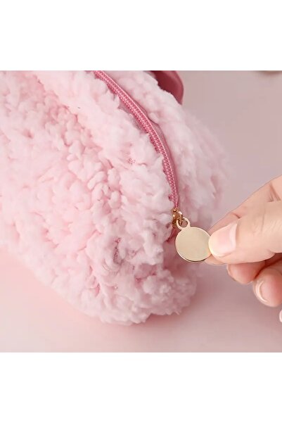 GlassySKY 1 Adet Sevimli Pelüş Sanrio My Melody Kalem Kutu Kalemlik Makyaj Çanta