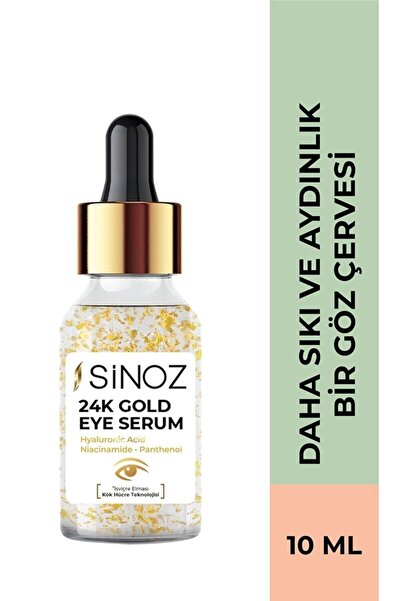 SİNOZ 24k Altın Göz Çevresi Bakım Serumu 10 ml