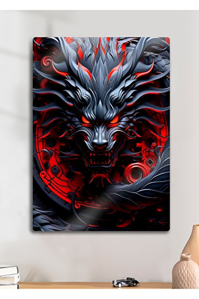 DekorHane Lav Lav - Metalna zidna slika