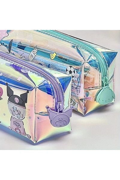 GlassySKY Sanrio My Melody Kuromi Pochacco Cinnamoroll Θήκη μολυβοθήκη Τσάντα μακιγιάζ Χαρτικά Δώρο