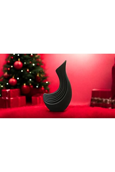 Rapithwin Vaza Negru Lebădă Minimalistă Scandinavă Design Special 15 cm