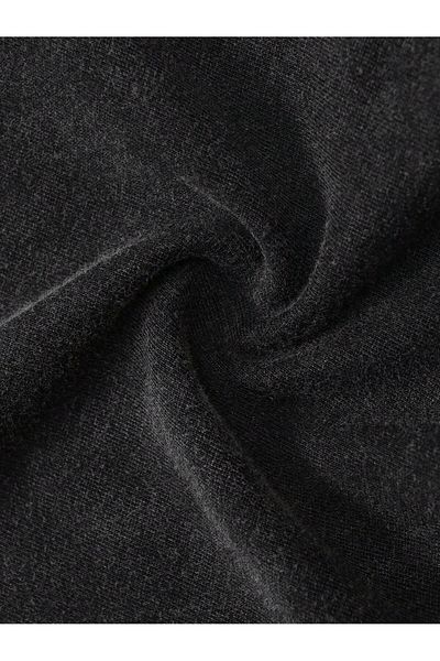 PENTHİLUS Μπλουζάκι Unisex από βαμβακερό μαύρο βιολογικό μποτάκι με στάμπα σκύλου