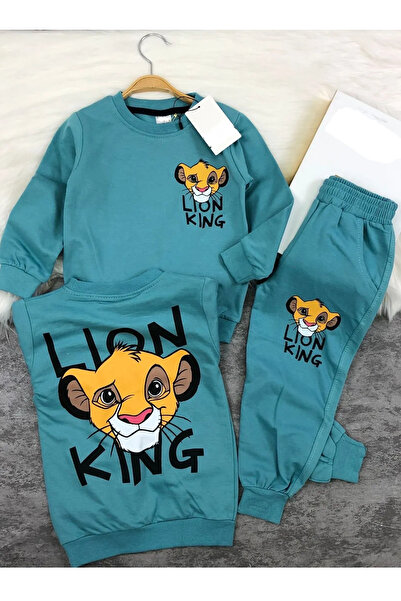 MİLANO KİDS Children's Bottom Top Tracksuit Set 100% Cotton Seasonal