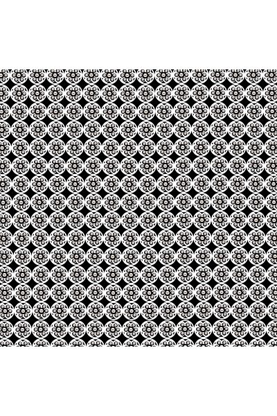 Girl Power Waterproof Coating Foil with Pearl Flower Pattern 100 X 100 cm