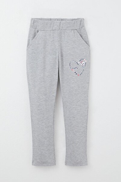 Breeze 1-4 Years Old Girl's Love Themed Tights and Animals Printed Dried Rose Set