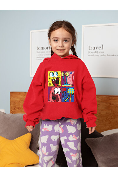 MAGORS SONGER BOB IMPRIMAT CU Glugă, FĂRĂ BUZUUNAR, CU 3 fire, TRANSPORT COPII