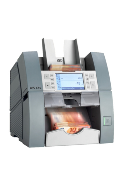 Giesecke Devrient Giesecke+devrient Bps C1s Profesyonel Banknot Sayma Ve Tanıma Makinesi, 32 Ülke Para Birimi, Çek Oku