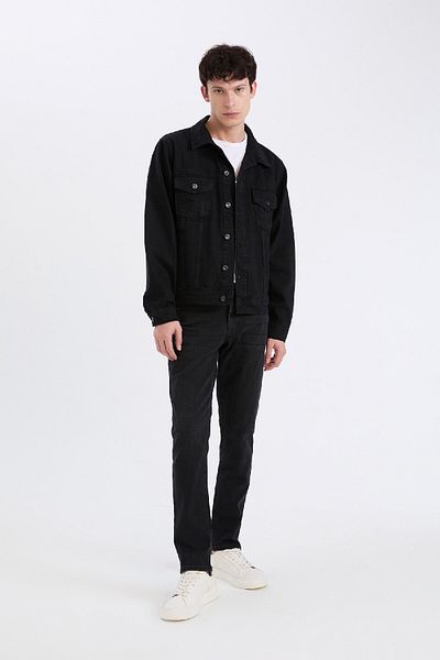 DeFacto Jeansjacke mit normaler Passform E4990AX25SP