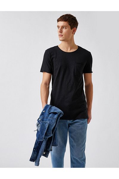 Koton Βασικό T-Shirt με τσέπες