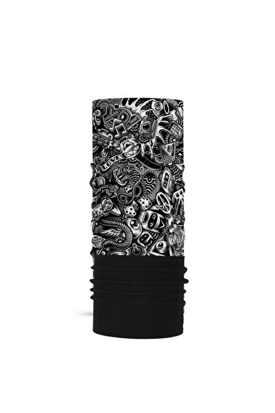 Buffalo قناع راكب الدراجة النارية بتصميم باندانا، طوق رقبة خارجي للجنسين، بان...