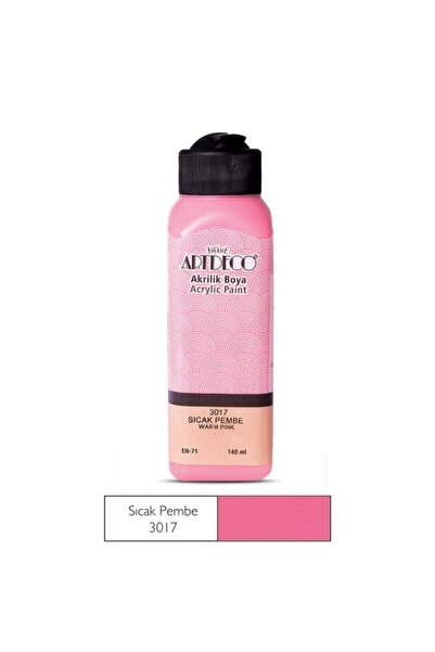Artdeco AKRİLİK BOYA 140 ML. SICAK PEMBE