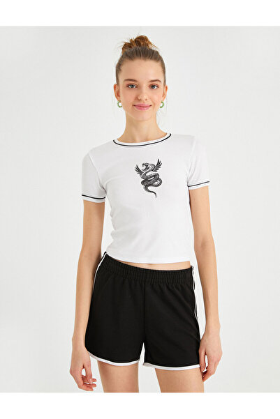 Koton Tričko s krátkým rukávem s potiskem