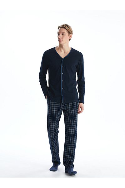 LC Waikiki Σετ ανδρικές πιτζάμες New Season Standard Fit - W4LH52Z8