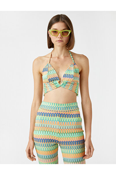 Koton Bustier mintás kötőfék nyak