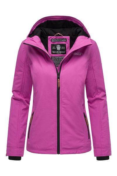Marikoo Übergangsjacke Brombeere