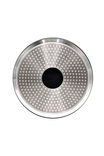 Prestige Essential Cast Aluminum black 28 cm Casserole With Glass Lid