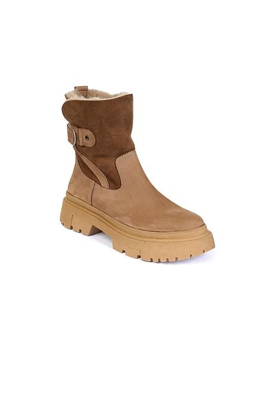 Greyder Women's Sahra Nubuck Genuine Leather Military Boots 3K2Tb72173