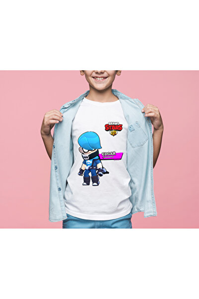 Home Brawl Stars Edgar Unisex Çocuk Tişört