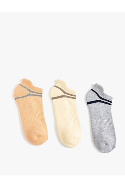 Koton 3 Piece Towel Socks Set - Multicolored