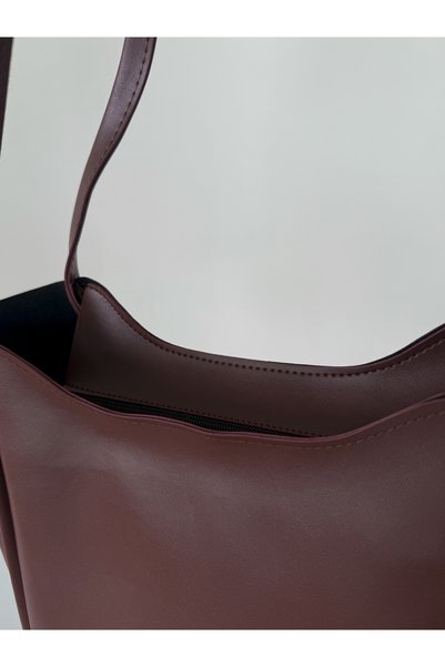 BACHUS Suni Leather Soft Fabric Sleeve and Shoulder Bag