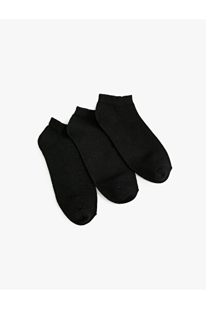 Koton Basic 3-Piece Booties Socks Set
