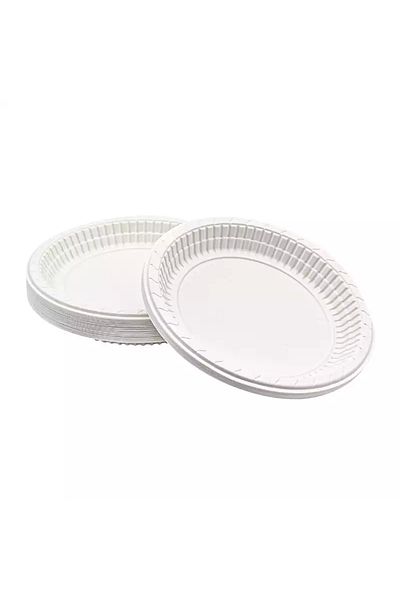 YOK YOK AMBALAJ Plastic Plate Large Size 100 Pieces
