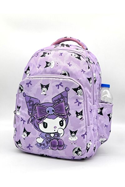Bevitton Lilac Primary School Bag for Girl - Set of 3 with Character Pattern