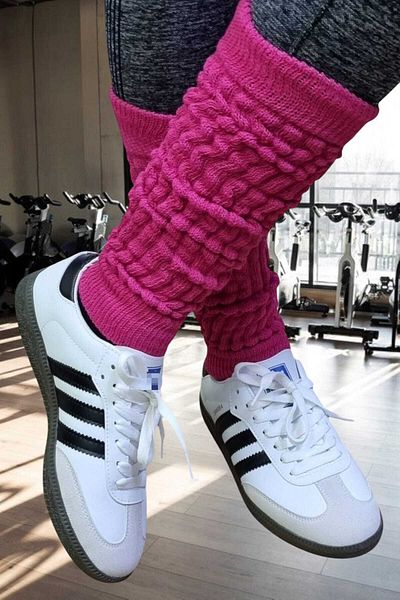 Uniquetrenders Leggings de tricotaj fără picioare Four Seasons pentru femei