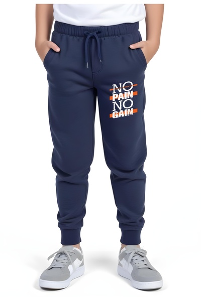 YA KO KİDS Pantaloni de sport Jogger cu buzunare duble pentru băieți cu impri...