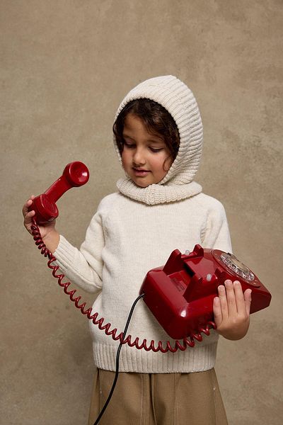 Fahhar Kids Children's Balaclava - Knitted and Beret Stone Detailed