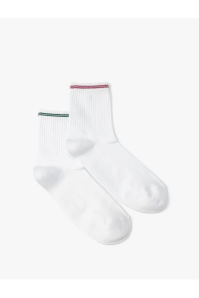 Koton Set of 2 Socks with Stripe Detail