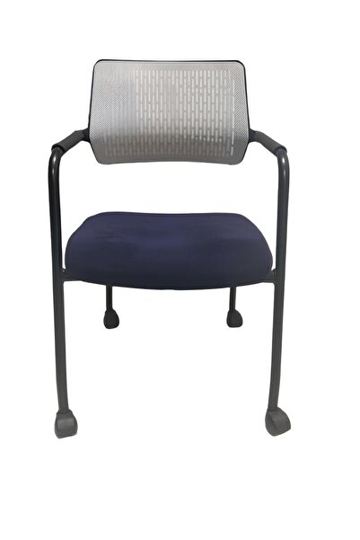 ELIT OFİS Çalışma Sandalyesi Toplantı Misafir Bekleme Koltuğu Metal Ayaklı