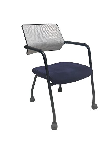 ELIT OFİS Çalışma Sandalyesi Toplantı Misafir Bekleme Koltuğu Metal Ayaklı