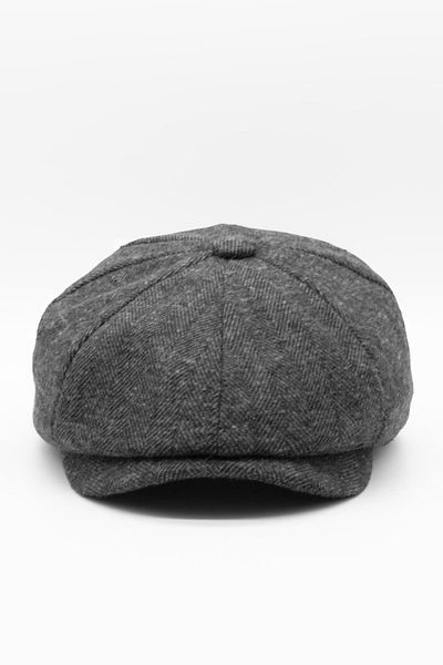 Külah Peaky Blinders Newsboy trend 8 Piece Cap - trilby-smoked