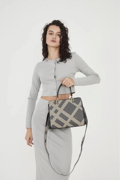 CRESSBERRY 14318 Women's Multi-Compartment Hand & Shoulder Bag