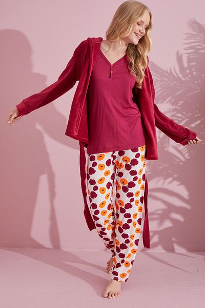 PİJAMOOD Γυναικείο Σετ Πυτζάμες Ultrasoft Dressing