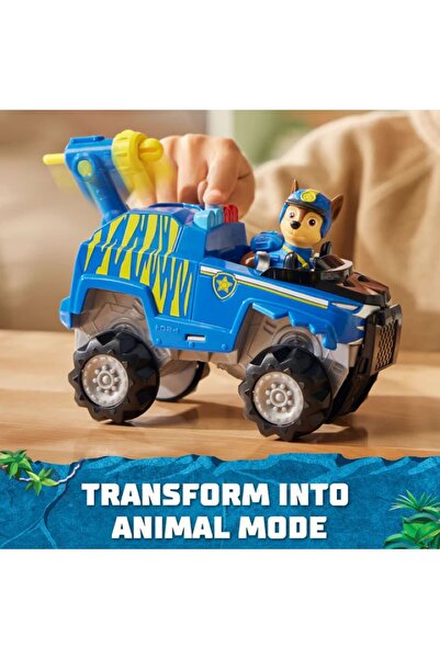 PAW PATROL Jungle Pups Chase Orman Temalı Kaplan Araç ve Figür