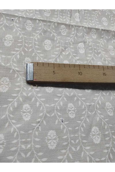 Evcimenhome ΝΕΟ ΠΡΟΪΟΝ Λινό ύφασμα 115cmX170cm smbl χρώμα: μπεζ-κρεμ