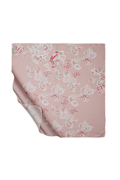 ipekevi Шовковий шарф з пудровим принтом 1262