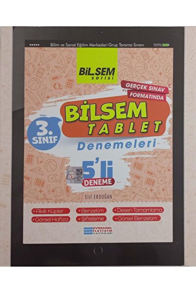 Evrensel İletişim Yayınları 3.sınıf Bilsem Tablet 5'li Deneme