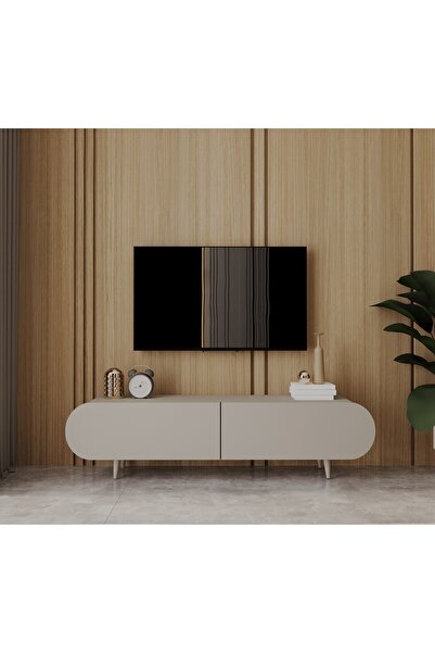 enwood REGULUS MDF 2 KAPAKLI AHŞAP AYAKLI 140 Cm COUNTRY TV ÜNİTESİ