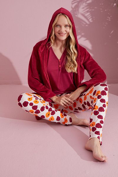 PİJAMOOD Γυναικείο Σετ Πυτζάμες Ultrasoft Dressing
