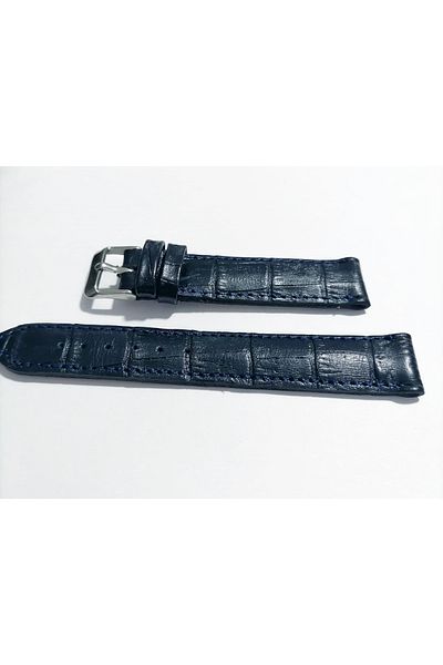 FADO Genuine Leather Watch Band 18 mm - Fits for Any Watch, Blue (141)