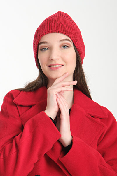Wega Moda Winter Knitwear Beanie - Classical Women's Beanie with Twill Knit and Woven, Std Plate