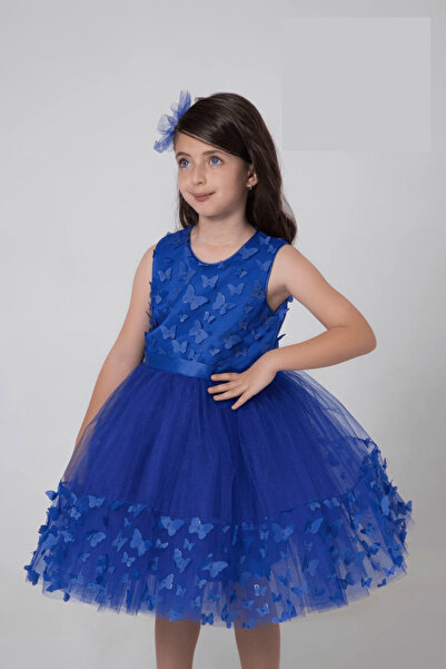 Wizzy KELEBEKLİ TÜLLÜ ELBİSE