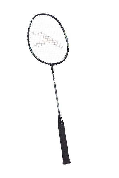 Hundred Powertek 200 Pro - مضرب كرة الريشة والغطاء العلوي (أسود، قياسي، G5)