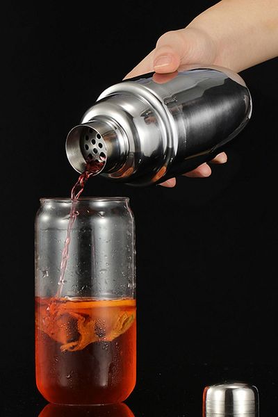 Weather Forecast Steel 700ml Shaker Cocktail Spoon and Bar Mallet Cocktail Glass Set Gin728
