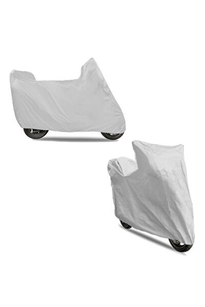 Breen Bajaj Dominar 250 D Arka Çanta Uyumlu Motosiklet Branda, Gri, Güvenli, Su Geçirmez Dayanıklı Kumaş