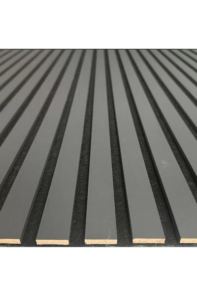 VERA DEKOR 100 X 275 Antrasit Gri Akustik Duvar Paneli / Mdf